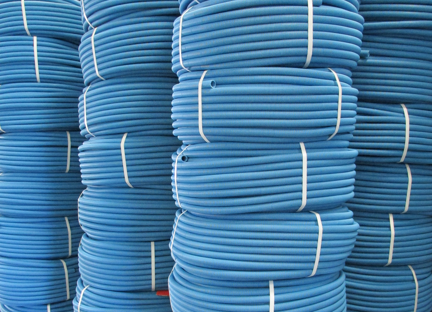 tubo anelado PVC azul da tenpol